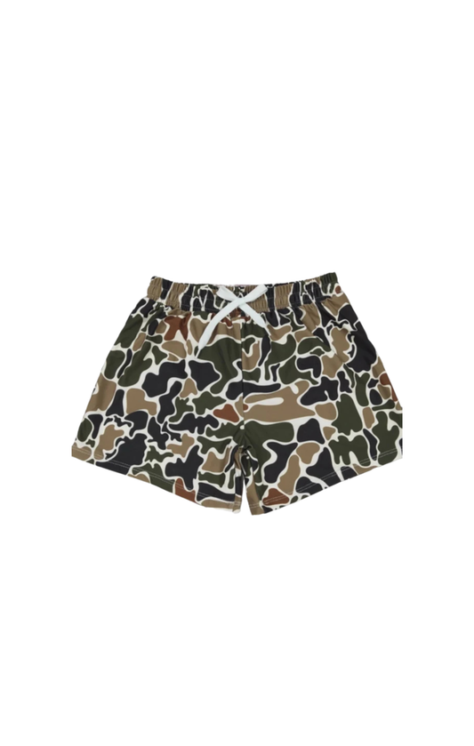 Youth Camo Print Boardshorts