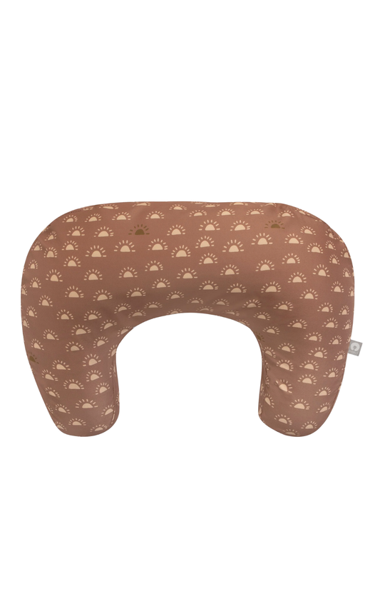 Nursing Pillow - Clay & Gold Suns