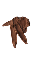 Load image into Gallery viewer, Chocolate Brown Collar Set
