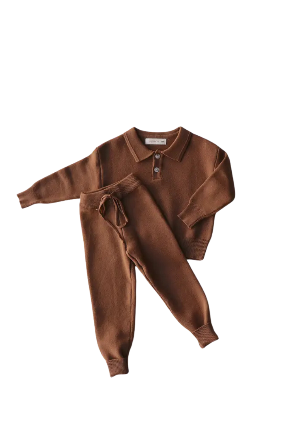 Chocolate Brown Collar Set