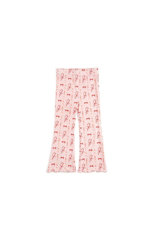Candy Cane Lane Christmas Flare Legging