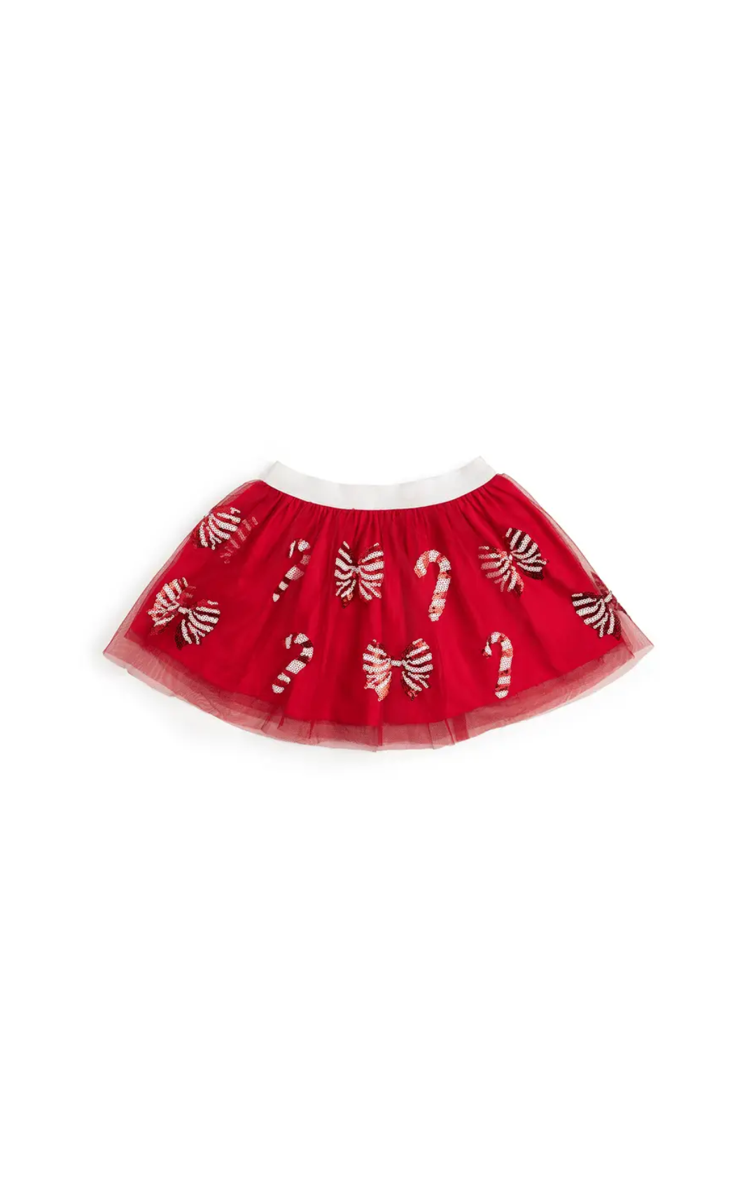 Candy Cane Coquette Sequin Christmas Tutu