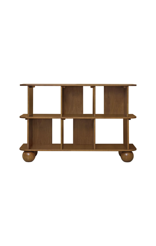 Crosby Open Bookcase - Natural Walnut