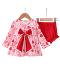 Load image into Gallery viewer, Bow Print Bloomer Set

