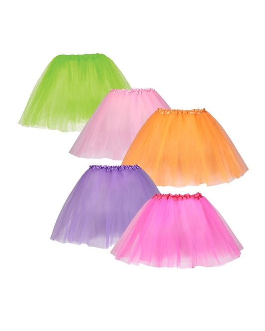 Play Tutu Skirt Set of 5 Colors
