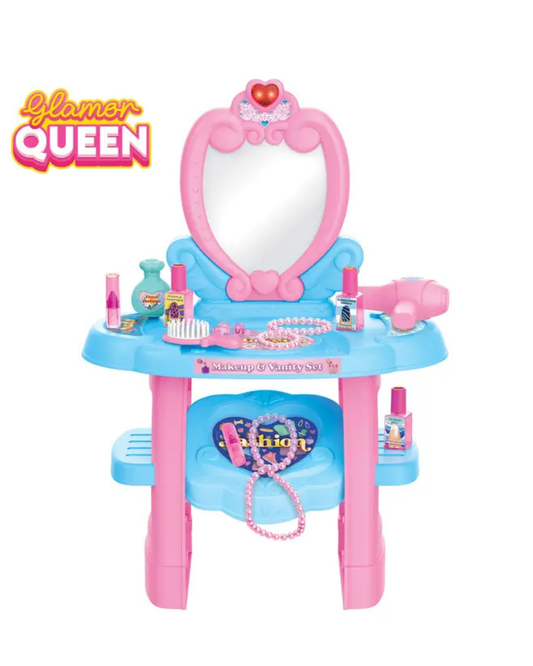 Glamor Queen Kid's Vanity Playset