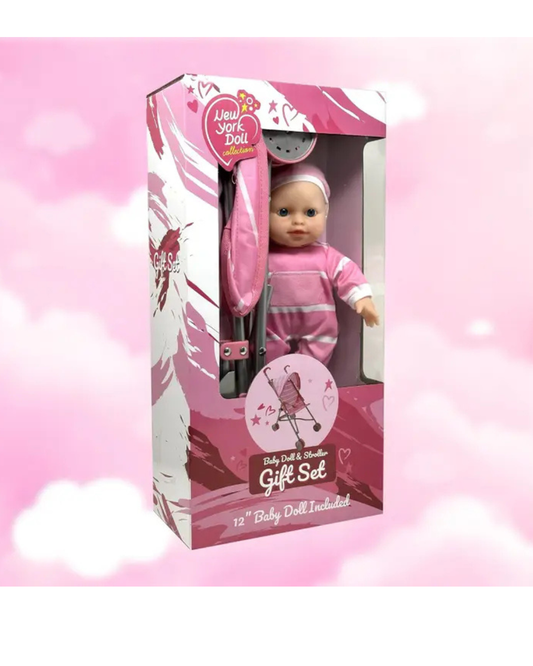 Baby Doll & Stroller