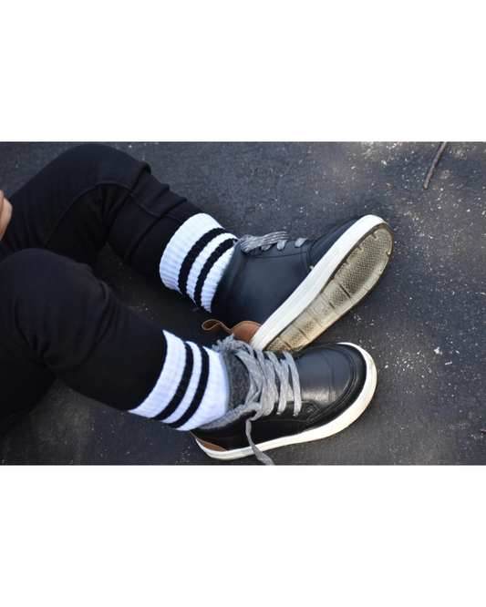 Classic Sport Stripe Crew Socks