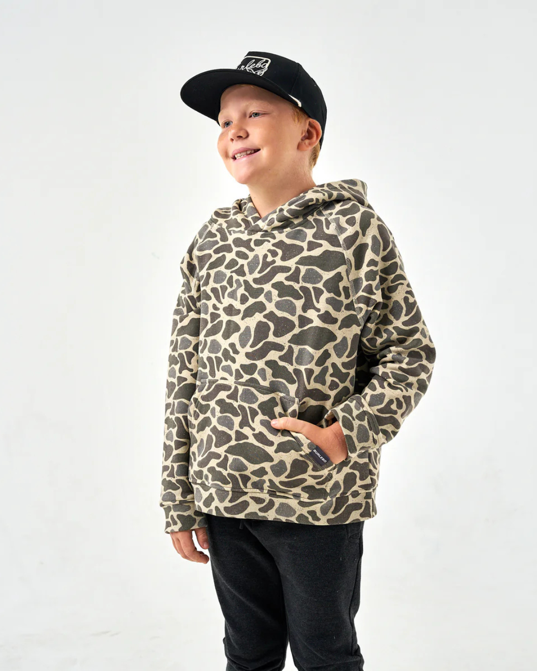 Youth Fleece Hoodie Classic Deer Camo