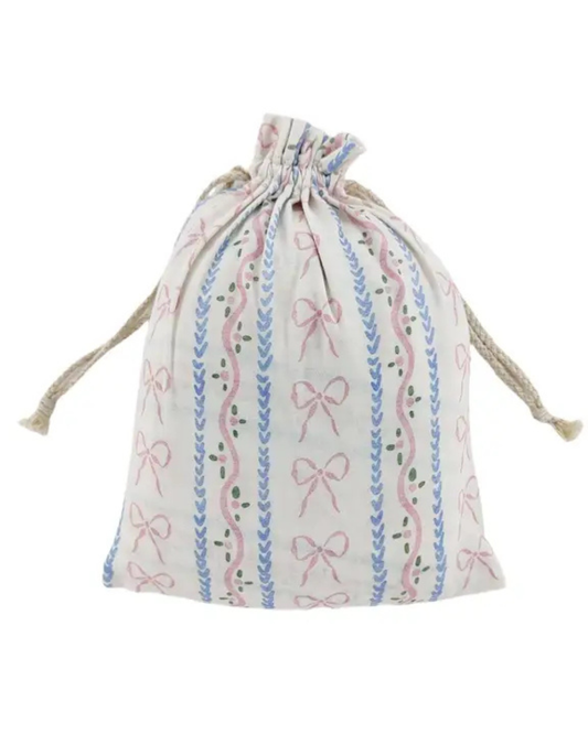 Dainty Bow Bamboo Crib Sheet