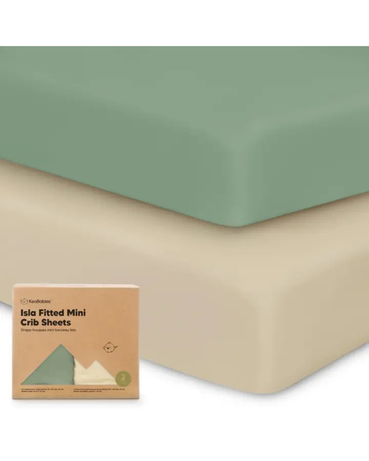 Hedges Fitted Mini Crib Sheets