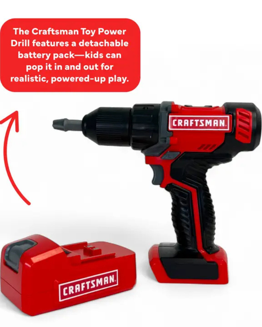 Red Craftsman Battery Operated Drill