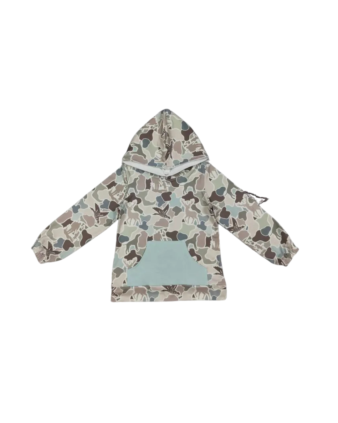 Camouflage Print Hoodie