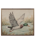 Load image into Gallery viewer, Ducks Over Pond Framed Wooden Art 40x32
