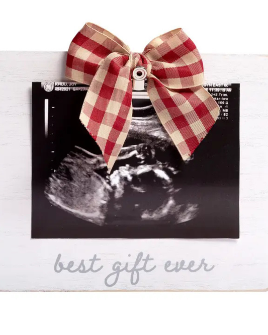 Best Gift Ever Sonogram Holiday Frame