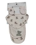 Load image into Gallery viewer, Bandana, Mitts, & Burp Cloth 5 pc.

