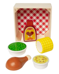 Load image into Gallery viewer, Dinner Picnic Box Play Food Set

