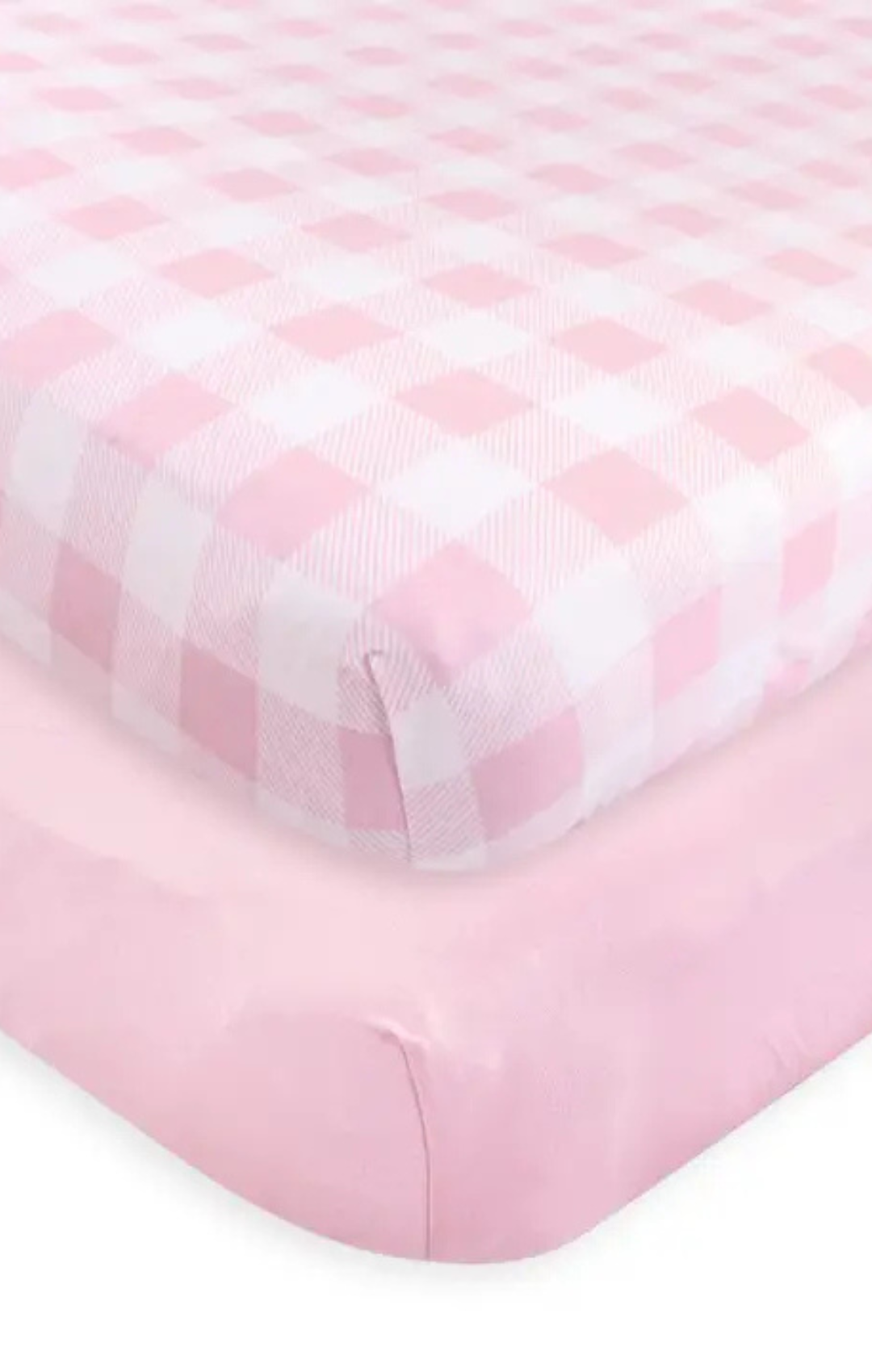 Light Pink Touched By Nature Organic Crib Sheet