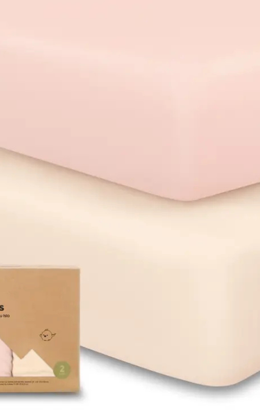 2-Pack Isla Fitted Crib Sheet