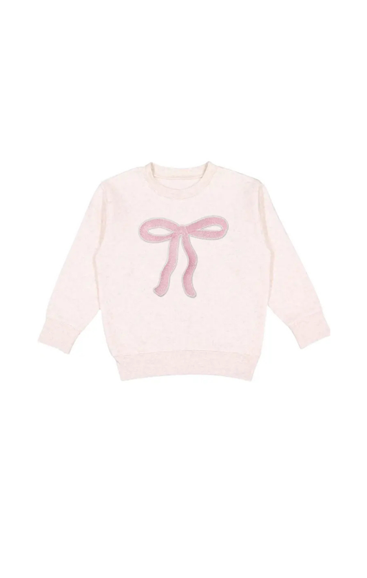 Coquette Bow Patch Sweatshirt