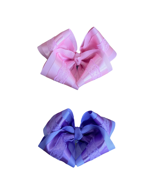 5" Lace Bow