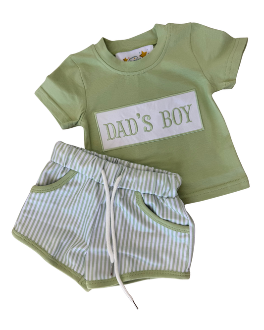 Dad's Boy Short Set