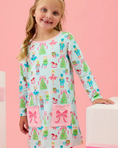 Load image into Gallery viewer, Knit A Line Dress- Nutcracker Wishes
