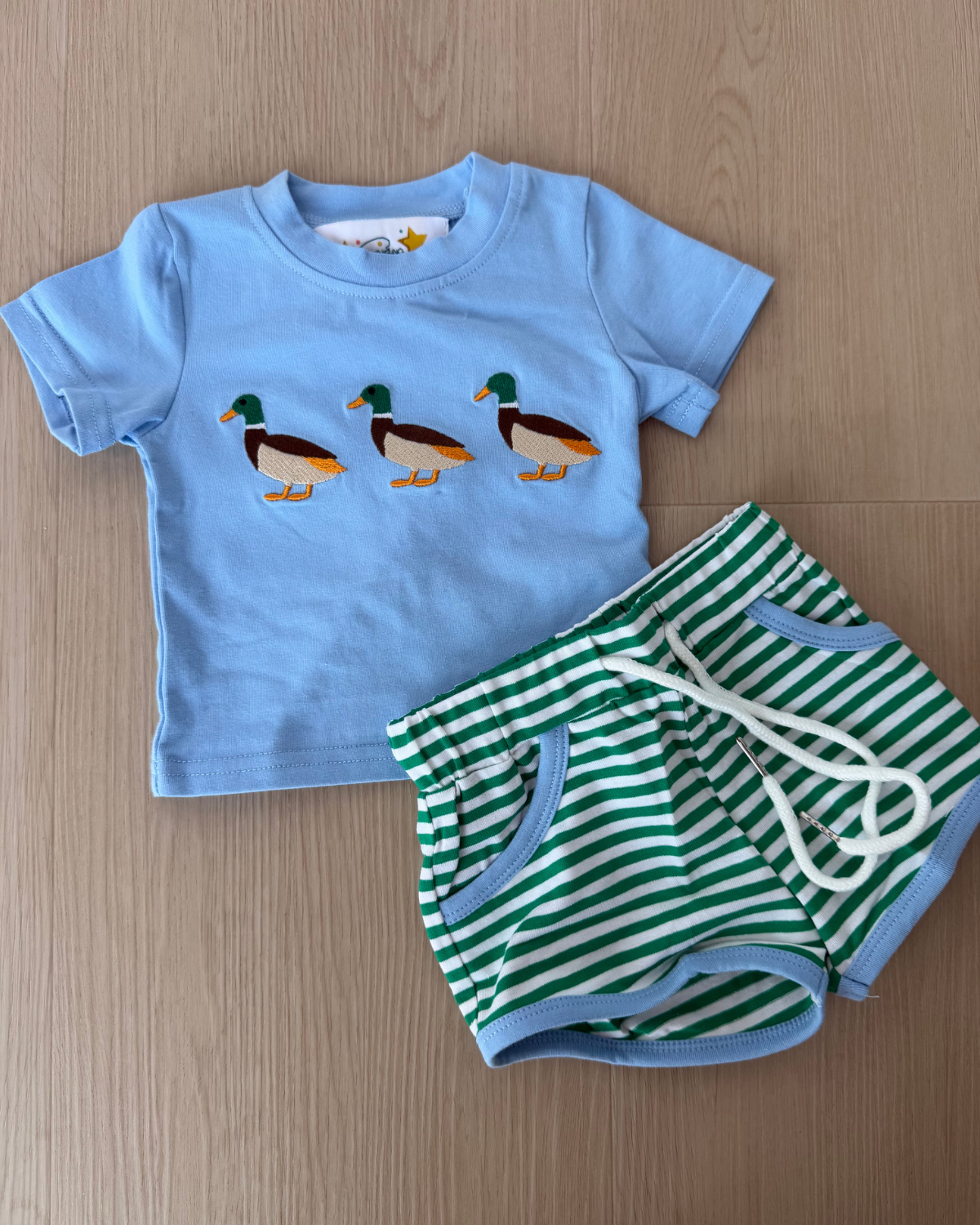 Boy's Mallard Duck Short Set