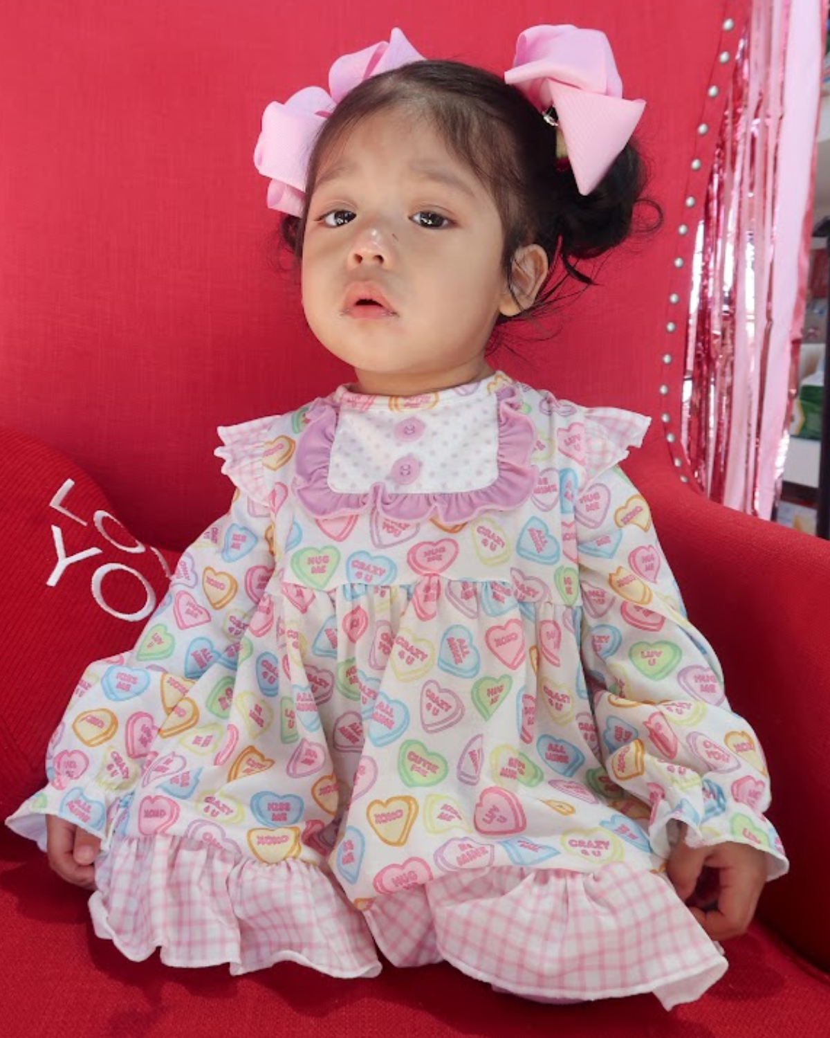 Sweetheart Candy Ruffle Bubble