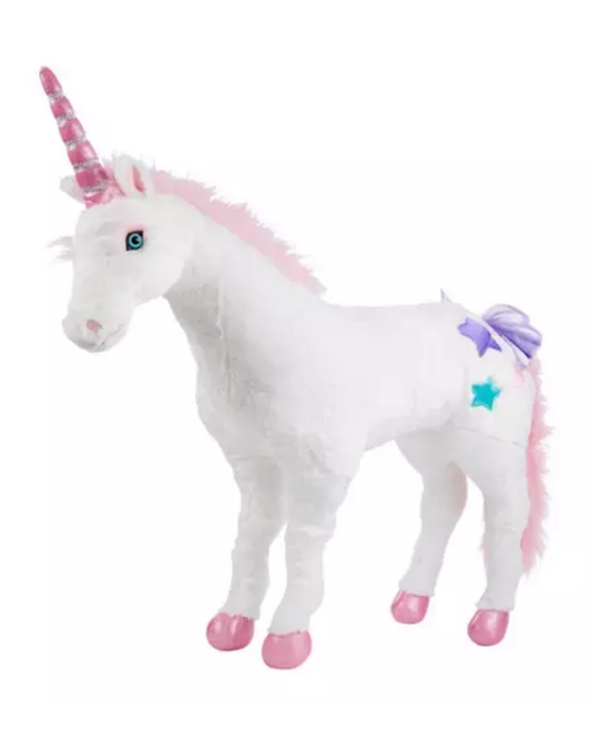 Unicorn Lifelike Plush Stuffed Animal by Melissa & Doug