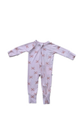 Load image into Gallery viewer, Bows Bamboo Zip Pajamas
