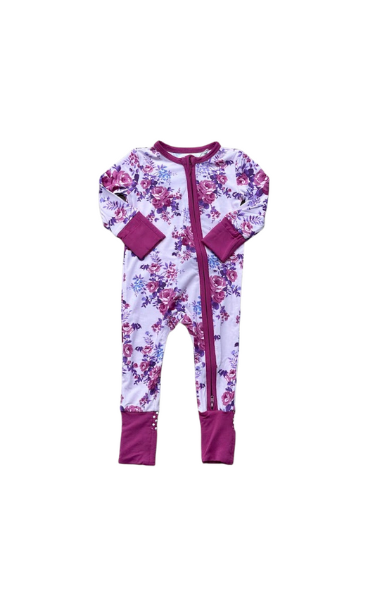 Violet Rose 2-Way Zip Romper