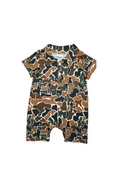 Load image into Gallery viewer, Baby Dark Camouflage Romper
