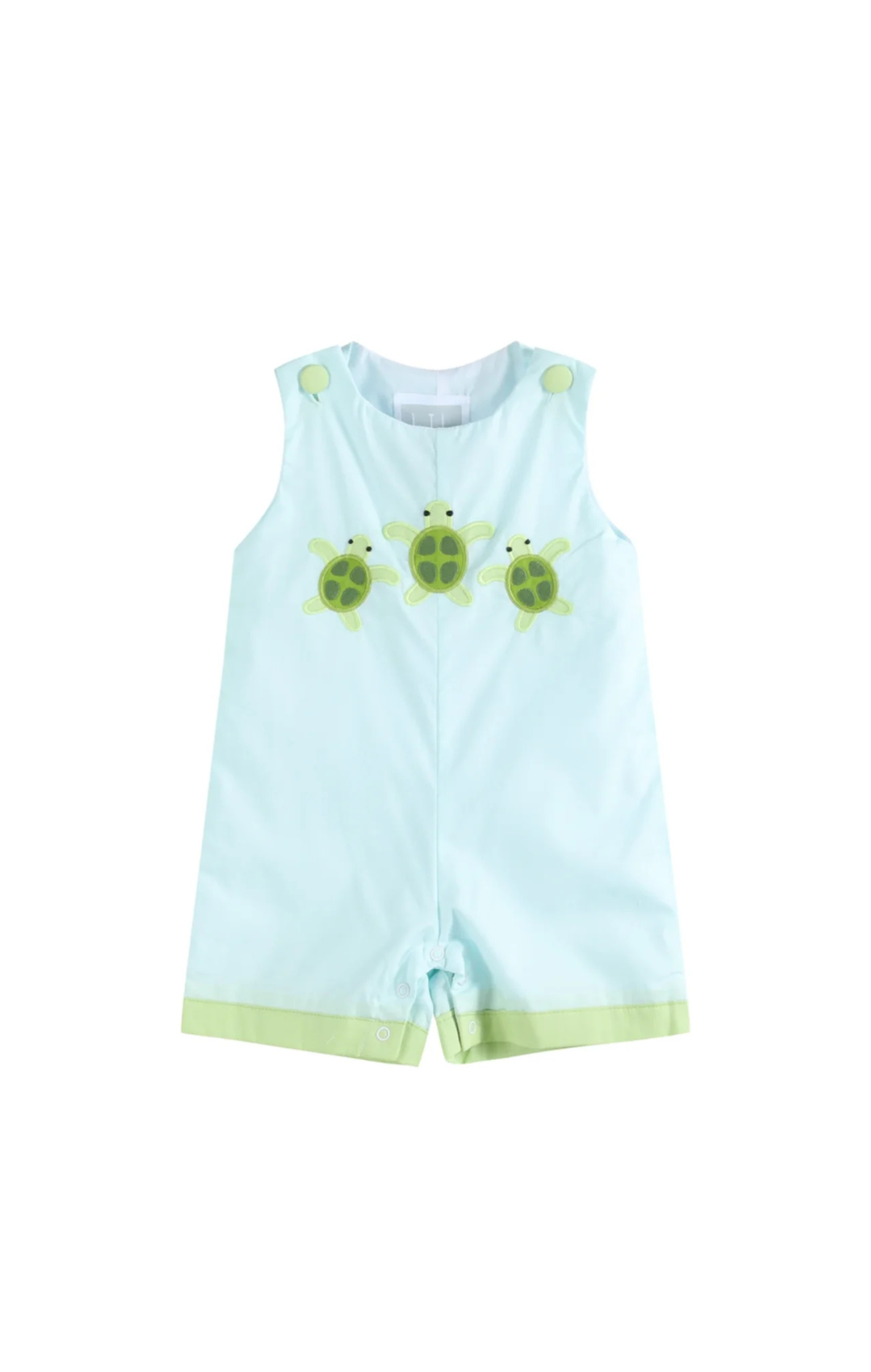 Blue Baby Turtles Shortalls