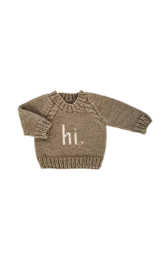 Hi. Pebble Crew Neck Sweater Baby & Toddler