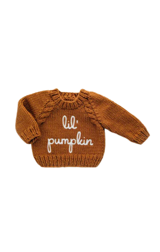 Lil' Pumpkin Sweater For Baby & Toddler