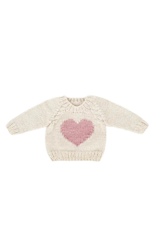 Sweetheart Crew Neck Sweater Baby & Toddler