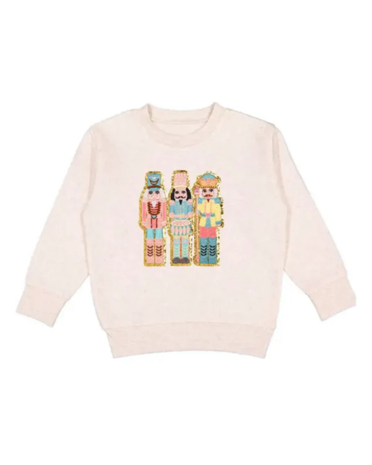 Nutcracker Patch Christmas Sweatshirt