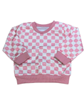 Load image into Gallery viewer, Pink Chex Pant Lounge Set
