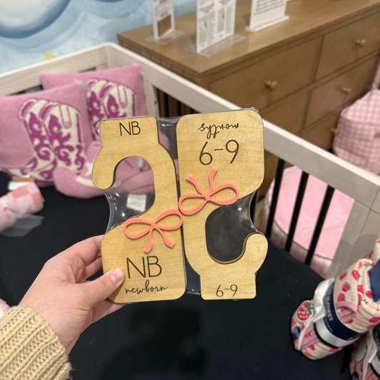 Nursery Closet Dividers - Cute Bows
