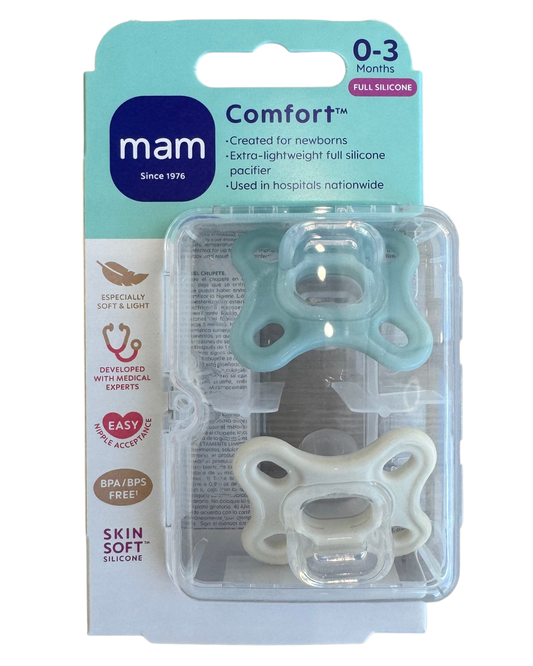 Mam Comfort Paci  0-3 Month 2-Pack