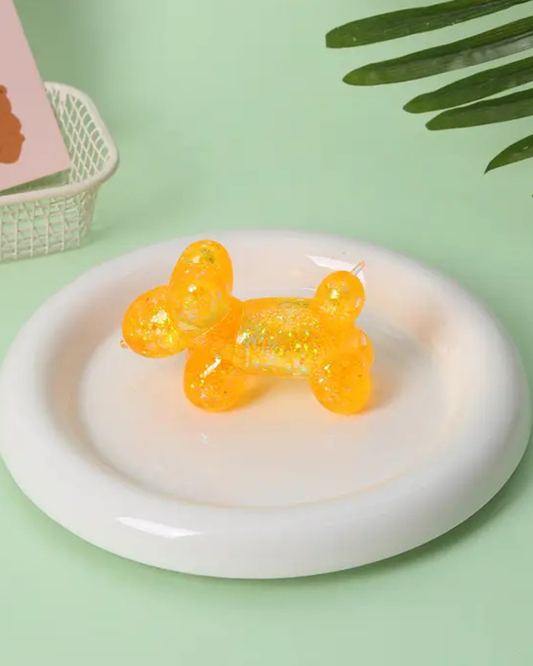 Balloon Dog Squishy Glitter