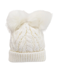 Load image into Gallery viewer, Winter White Fluffer Beanie Hat Baby & Kids
