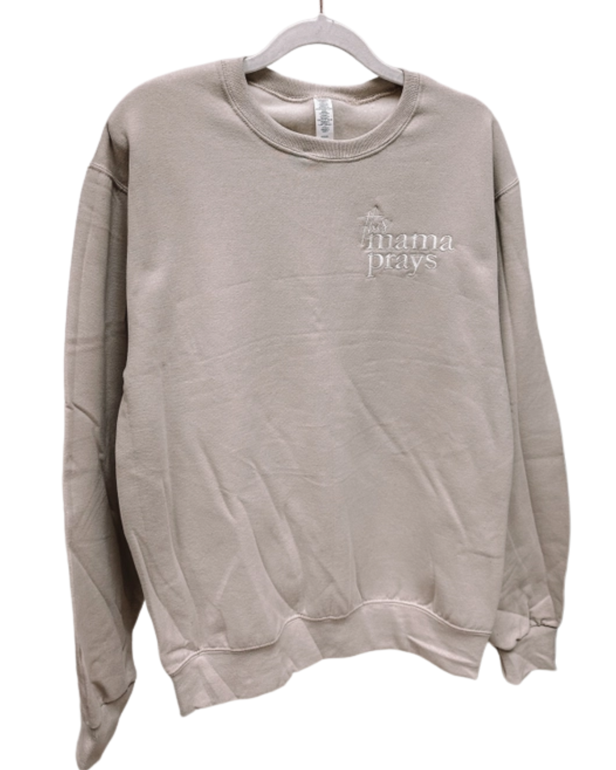 This Mama Prays Embroidered Sweatshirt