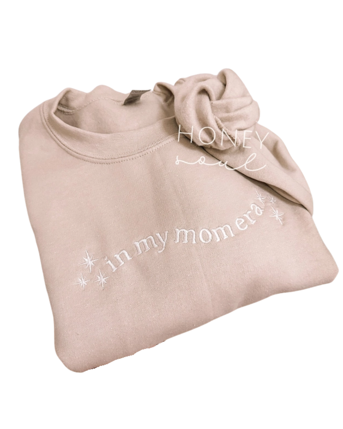 In My Mom Era Embroidered Crewneck