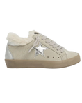 Load image into Gallery viewer, Light Grey Suede Paula Mini Sneakers By Shushop
