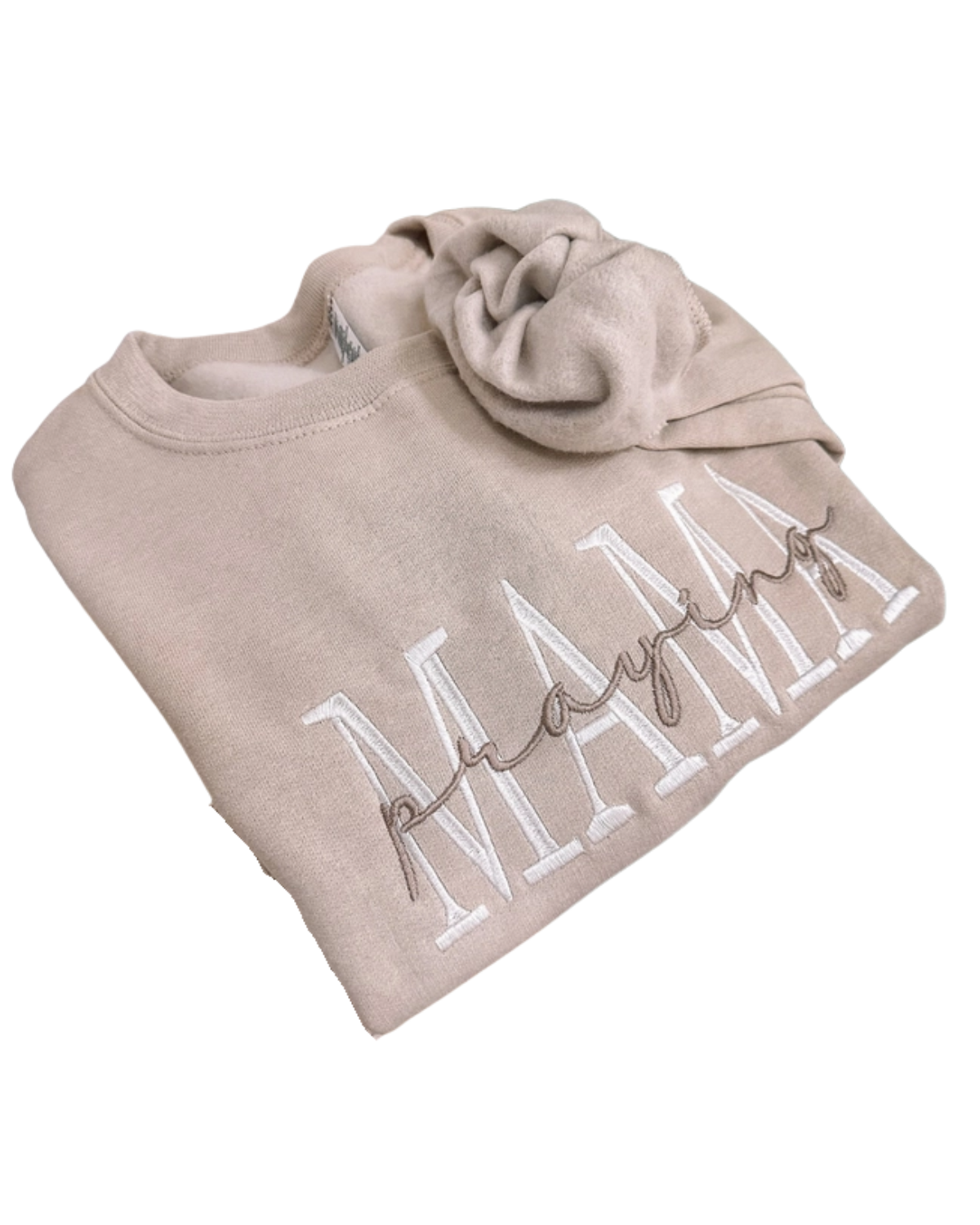 Praying Mama Embroidered Sweatshirt