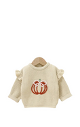 Load image into Gallery viewer, Halloween Hand-Embroidered Pumpkin Sweater
