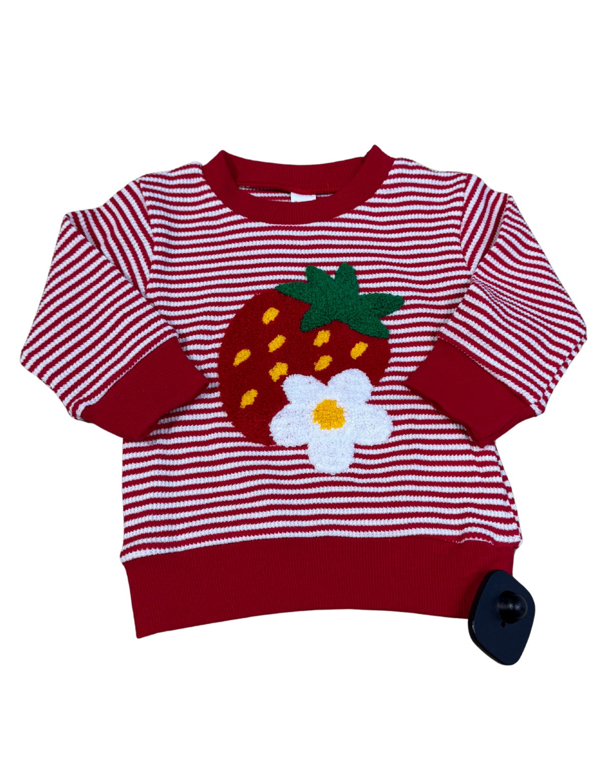Waffle Knit Red Strawberry Lounge Set