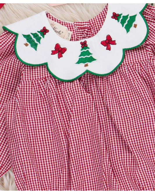 Festive Bow & Tree Cotton Bubble